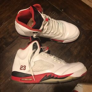 Jordan fire red 5